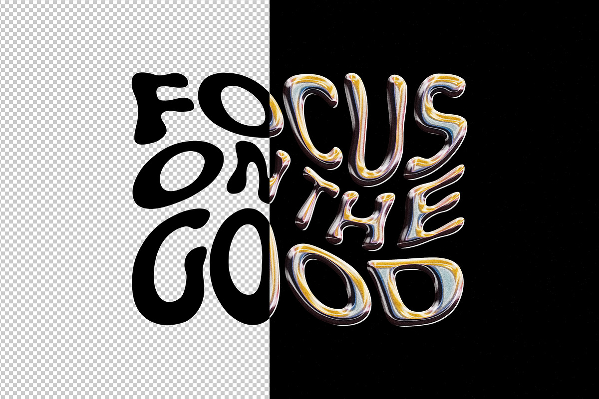 Chrome Text & Logo Effect Template, a Layer Style Add-On by Design Squad (Photo 2 of 3)