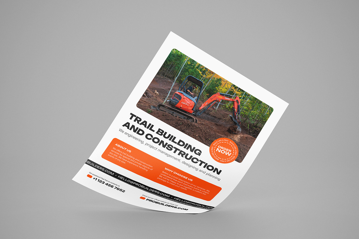 Trail Building & Construction Flyer preview 3