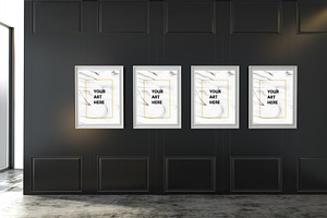 Set Of 4 Mockups Frame