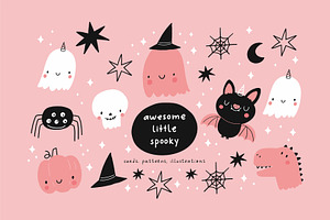 Awesome little spooky, an Animal Illustration by Barkova Nadya