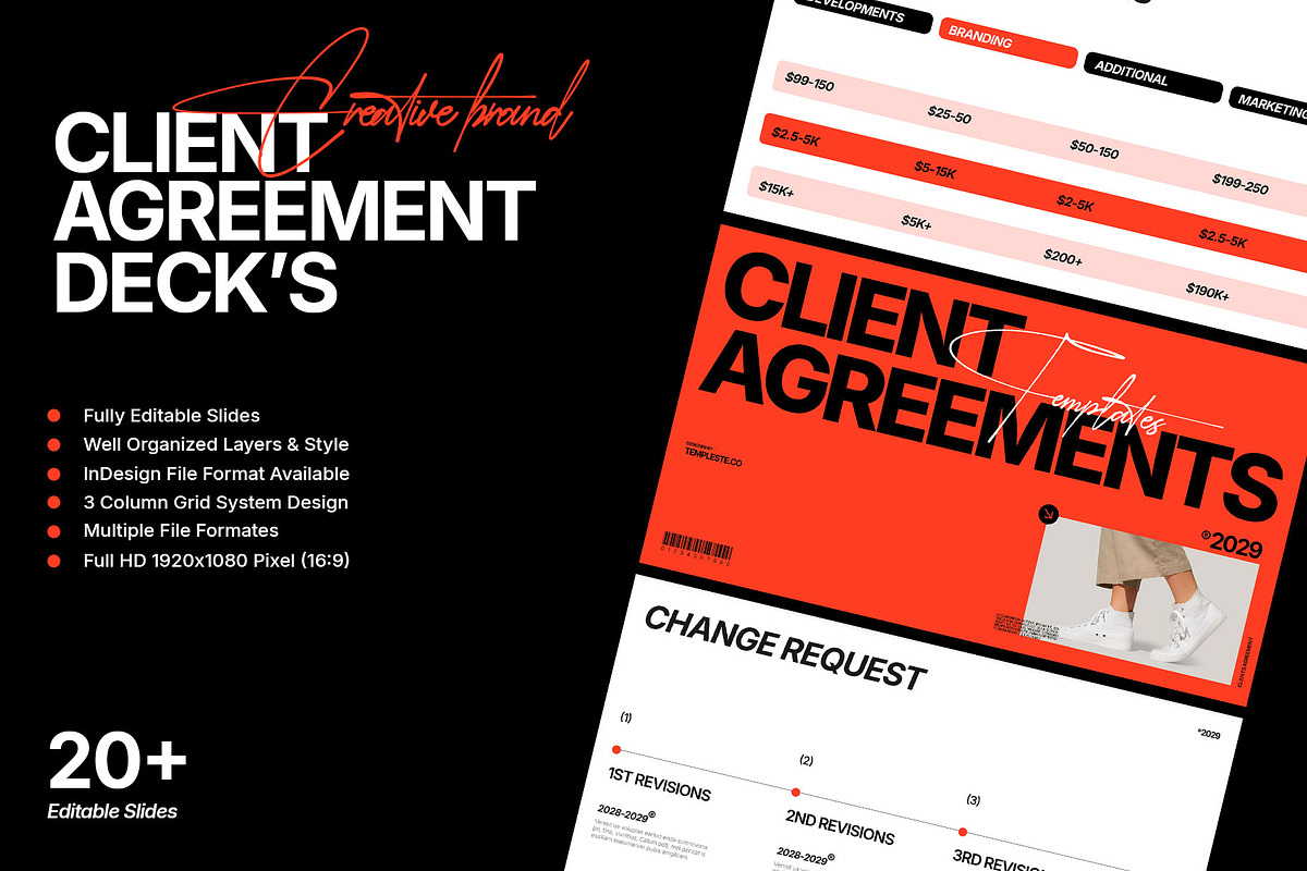 Client Agreement Presentation Deck, a Presentation Template by Templeste (Photo 2 of 6)