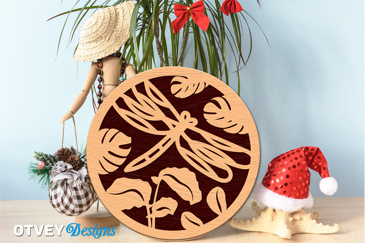 Dragon Fly Ornament wall Decor, an Object Graphic by OTVEY DESIGN (Photo 7 of 13)