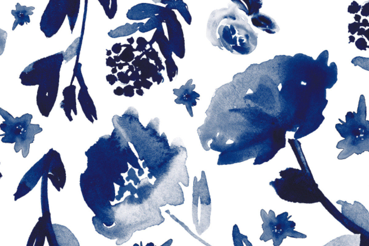 Dark navy, grey blue and white, a Pattern Graphic by Anya-D (Photo 4 of 7)