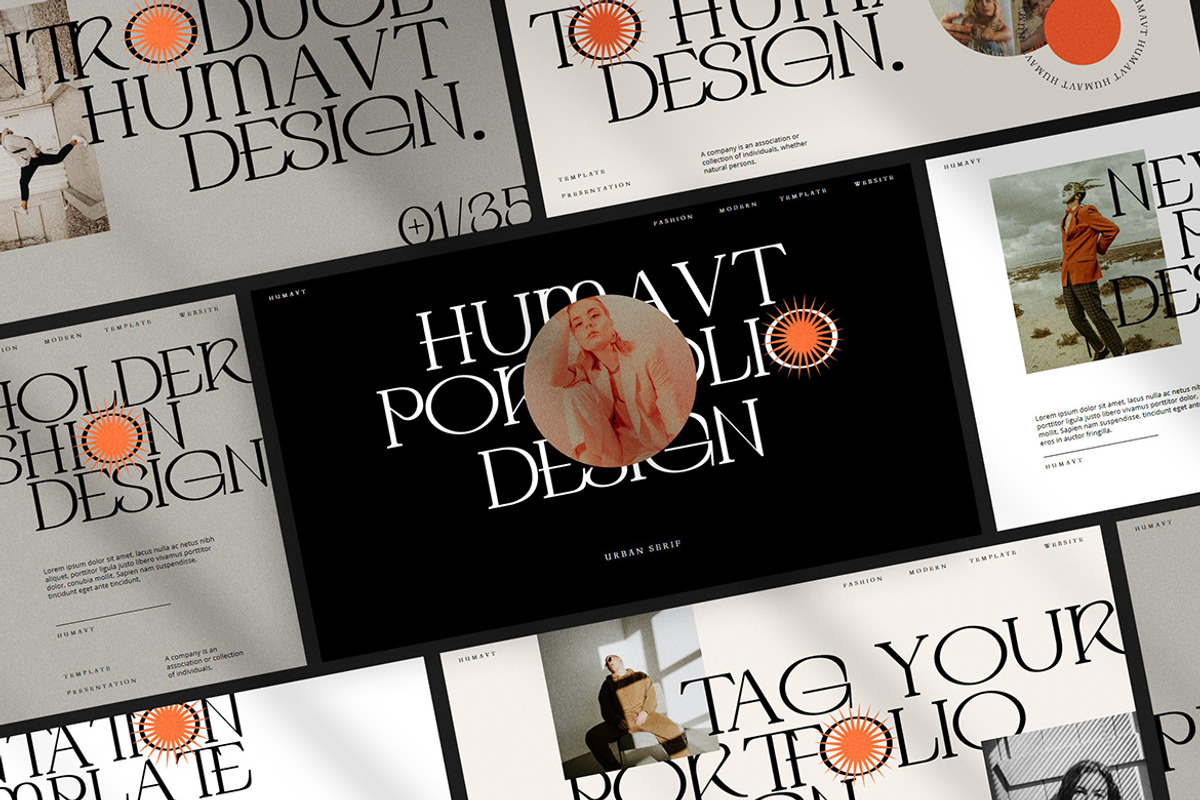 Humavt Powerpoint Presentation, a Presentation Template by slidenotion (Photo 1 of 8)