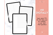 Note Taking Printable Paper Template, a Stationery Template by Templatables (Thumbnail 7 of 10)