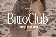 Bitto Club | Modern Sans Serif, a Slab Serif Font by Denustudios (Thumbnail 1 of 14)