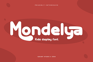 Mondelya - Funny Font, a Sans Serif Font by Iqsiart Studio