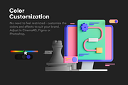 3D Business Analytics Icons, a 3D by Flat Icons (Thumbnail 7 of 8)