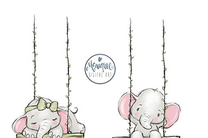 Elephant, Baby Elephant Clipart