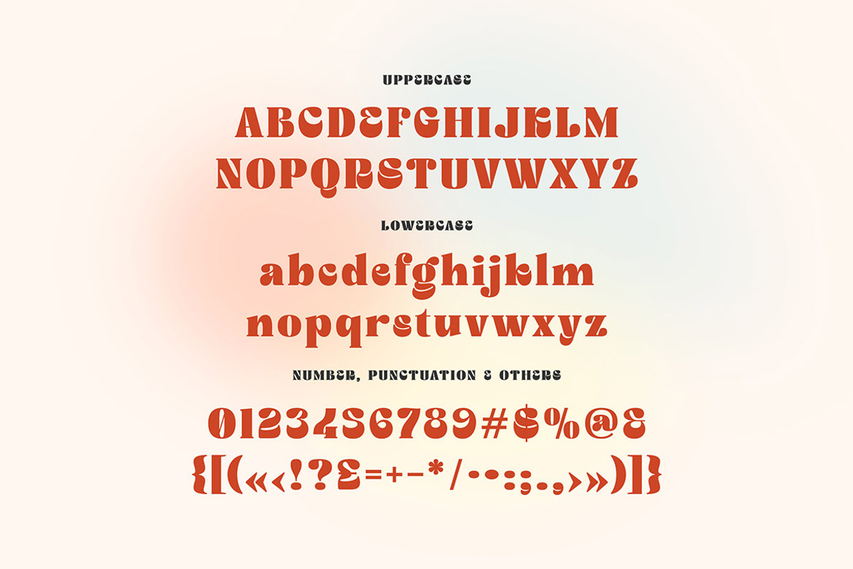 Rengise Rengise Groovy Serif, a Serif Font by Cruzine (Photo 5 of 8)