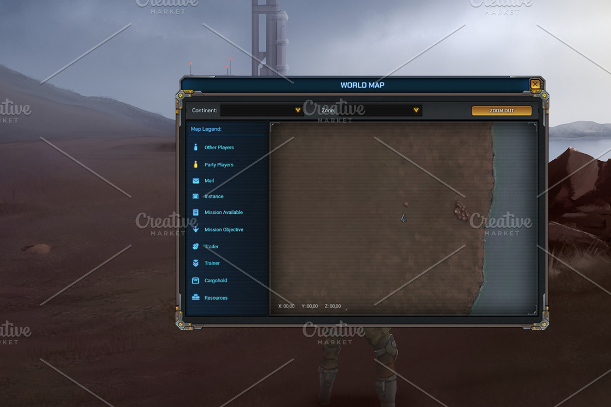 Starfall - RPG User Interface, a Graphic by Kodiak Graphics (Photo 9 of 14)