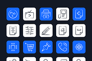 User Interface Icons, an Outline Icon by Brickclay (Thumbnail 7 of 7)