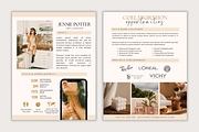 Influencer Media Press Kit, a Resume Template by thebrandcove (Thumbnail 2 of 5)