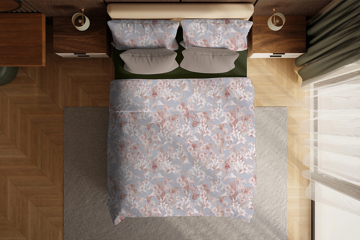 Bright Flowers, a Wallpaper Graphic by MalyskaStudio (Photo 4 of 13)