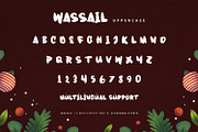 Wassail - Display Font, a Script Font by Alpaprana (Thumbnail 8 of 9)