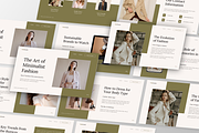 Minimalist Fashion PowerPoint, a Presentation Template by GraphauseProject (Thumbnail 4 of 6)