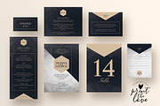 Wedding Invitation Suite - Poly, an Invitation Template by Print The Love Boutique (Thumbnail 2 of 2)