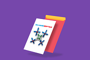 Plasticine vector quadrocopter drone, a Stationery Template by The Vector Vault (Thumbnail 4 of 5)