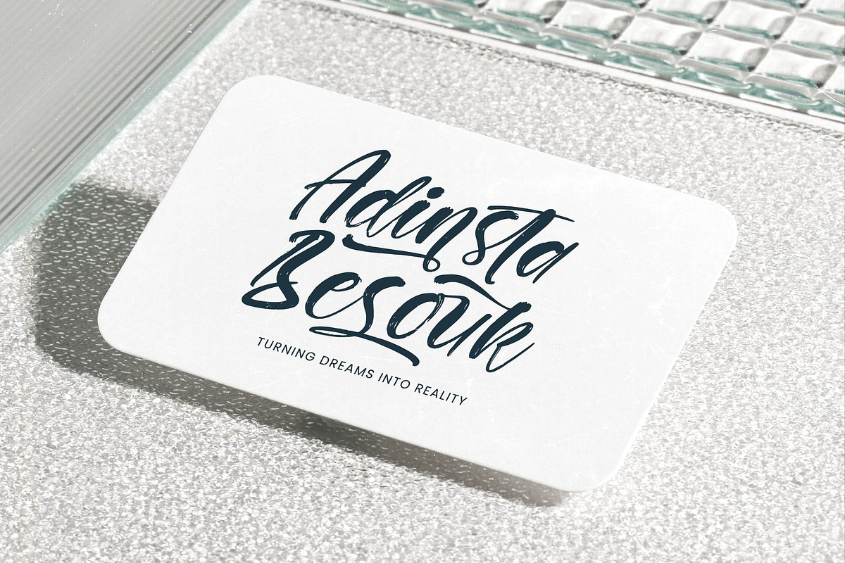 Rekont Laughin Bold Brush Font, a Script Font by stylishtype.co (Photo 16 of 20)