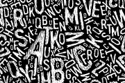 Seamless hand-drawn letters, a Pattern Graphic by pashabo (Thumbnail 1 of 2)