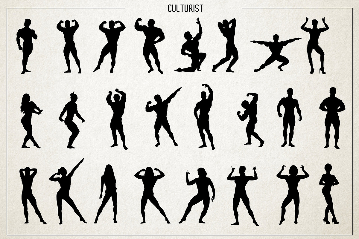 9 set of Vector sport silhouette, an Object Graphic by Giordano Aita Graphics (Photo 10 of 11)
