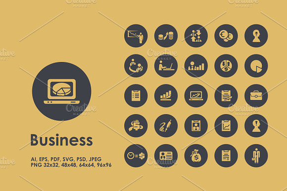 Business Simple Icons
