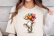 Animals Valentine's Day Clipart, an Illustration by DreamCafeArt (Thumbnail 5 of 6)