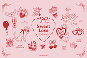 Valentine’s Day Clipart Bundle, an Object Graphic by Lisa Mill (Thumbnail 1 of 10)