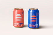 Soda Can Mockup, a Product Mockup by MockupCraft (Thumbnail 1 of 4)