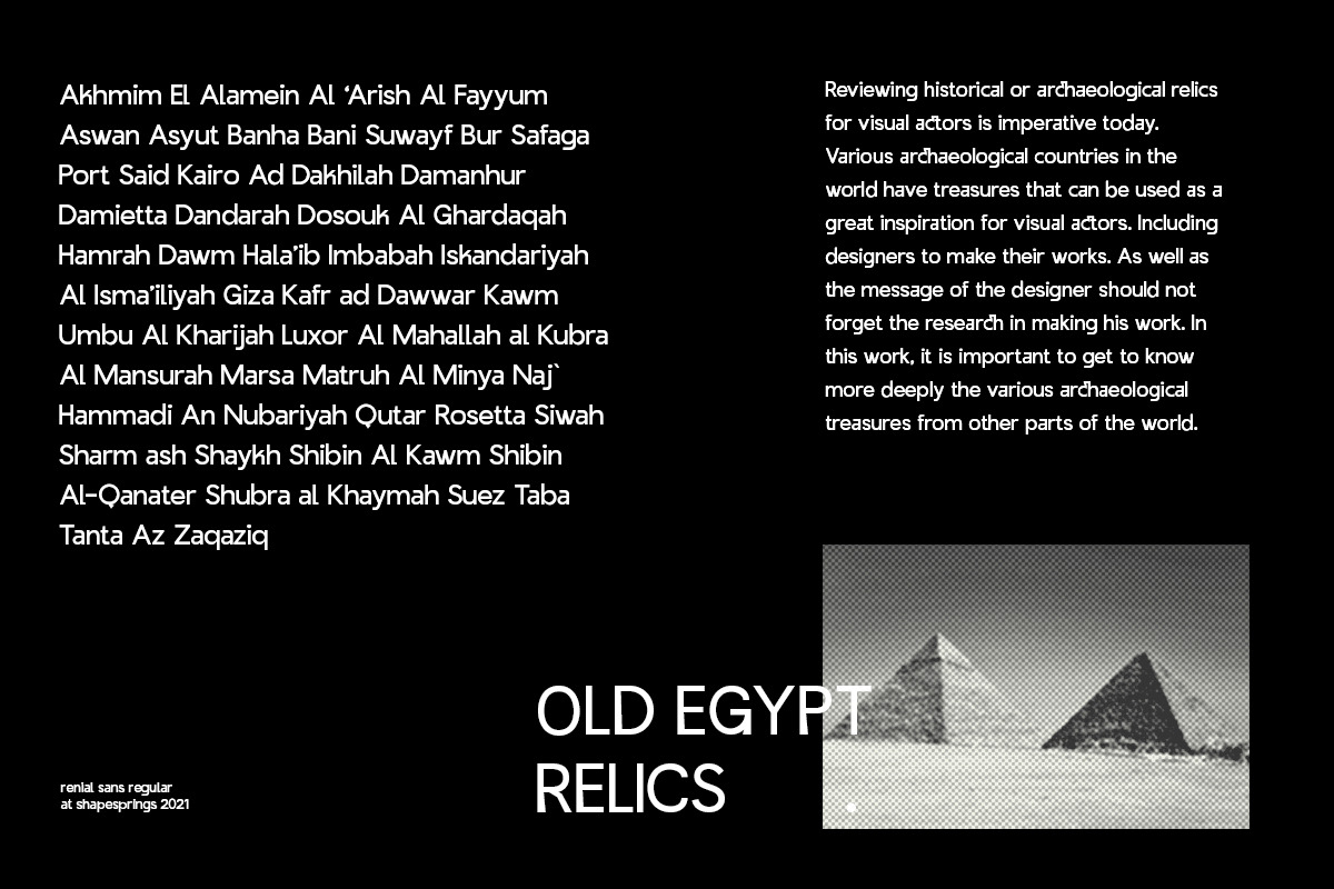 Renial Display, a Sans Serif Font by rejazer (Photo 6 of 11)