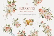 AMOUR - Vintage Valentine, a Seasonal Illustration by AleksaArt (Thumbnail 2 of 14)