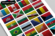 Dirty Flags (232 Flags), an Education Illustration by alpercakici (Thumbnail 1 of 3)