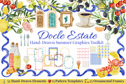 Dolce Estate – Graphic Builder Kit, an Object Graphic by Kattypainting (Thumbnail 1 of 7)