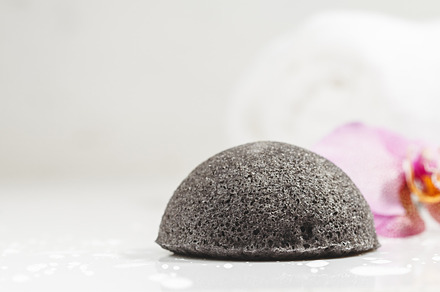Konjac Cleansing Sponge with Orchid, a Beauty & Fashion Photo by Andriana Syvanych