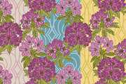 Vintage Maximalist Floral Retro, a Pattern Graphic by NayaChu (Thumbnail 1 of 9)
