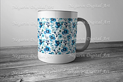 Watercolor Floral Pattern V2, a Texture Graphic by Negarin Digital Art (Thumbnail 8 of 8)