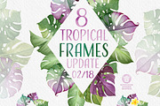 Tropical Watercolor Flowers Bundle, an Illustration by Watercolor Nomads (Thumbnail 2 of 13)