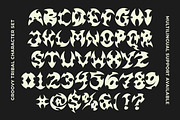 GF Tribal Brutal Display Font, a Font by GroovyFontCo (Thumbnail 7 of 7)