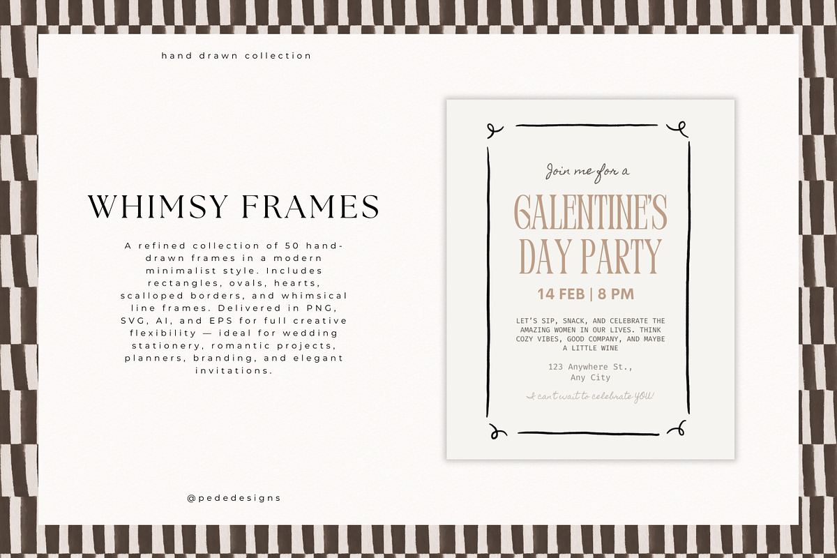 Whimsy Frames, a Decorative Illustration by PeDe Designs (Photo 8 of 9)