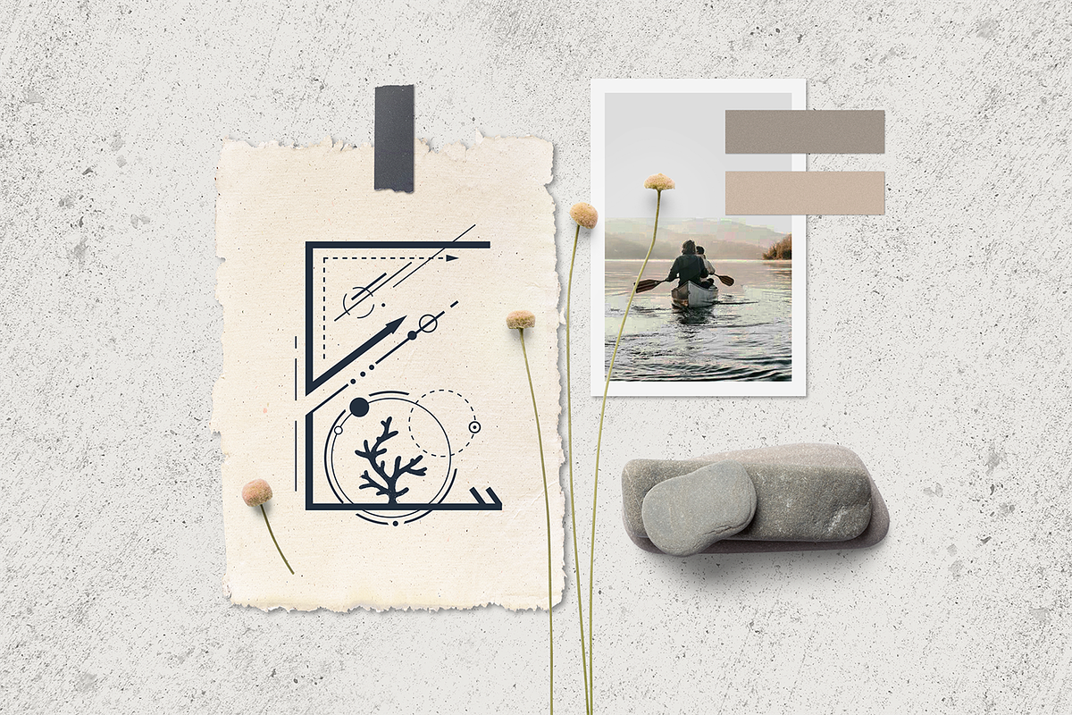 Totem. Mystical Font. Line Art Style, a Script Font by Cosmic Store (Photo 10 of 35)