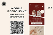 Wix Website Template Burgundy Luxe, a Wix Template by The Pixel Palace (Thumbnail 5 of 10)