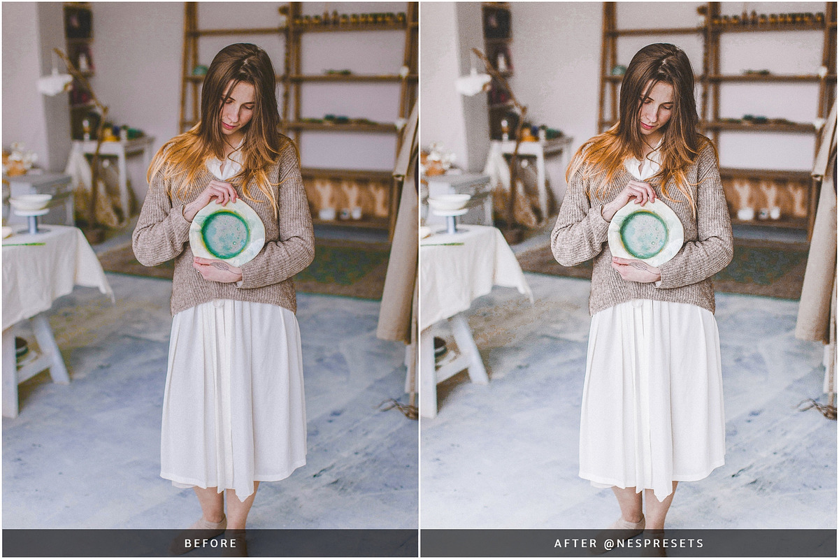 ORGANIC CERAMIC LIGHTROOM PRESETS, a Preset Add-On by Nes Design Co (Photo 6 of 10)