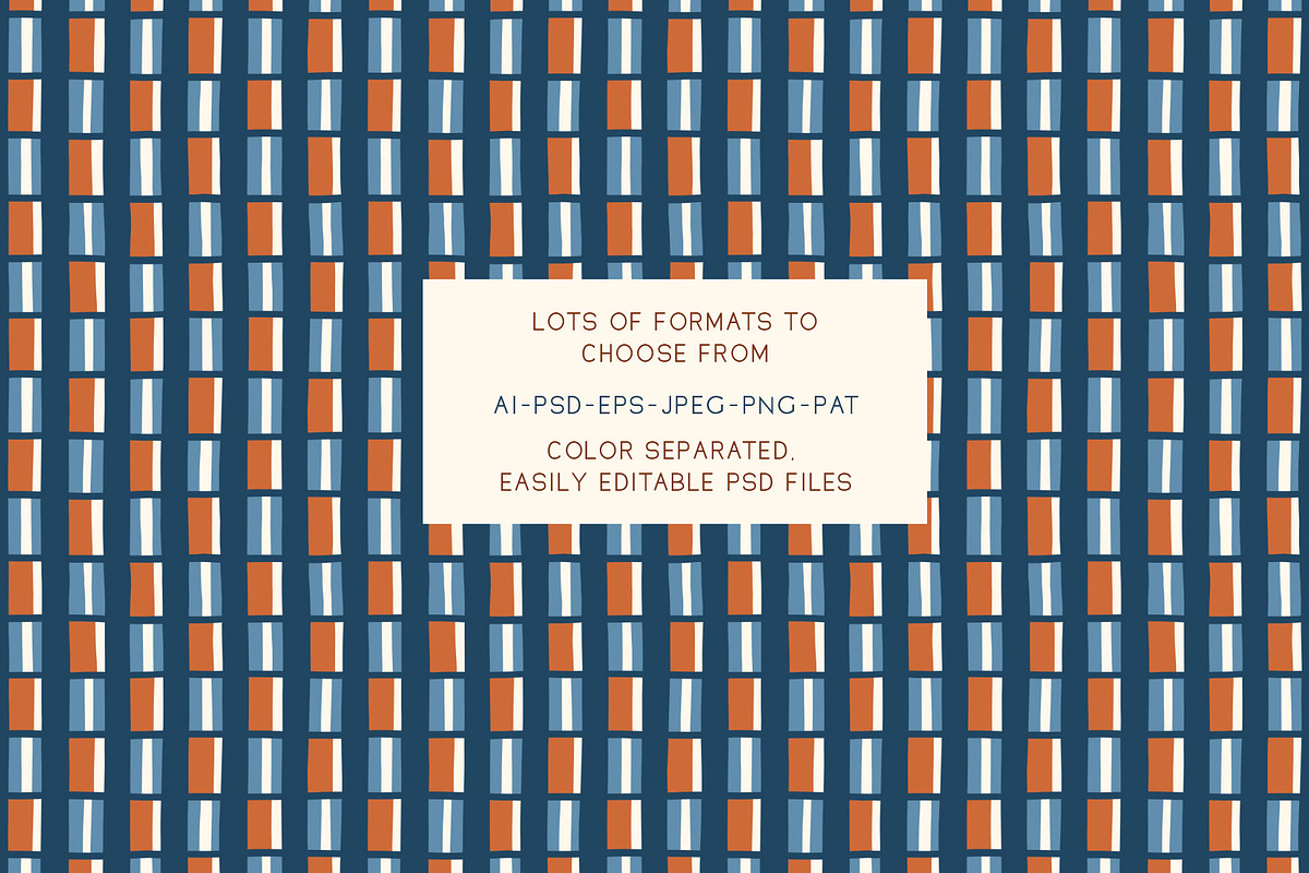 Stripes & Checks Geometric Patterns, a Pattern Graphic by PATTERNS etc. (Photo 4 of 8)