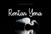 Rentan Yena Handwritten Font, a Handwritten Font by VectorCraft (Thumbnail 1 of 5)