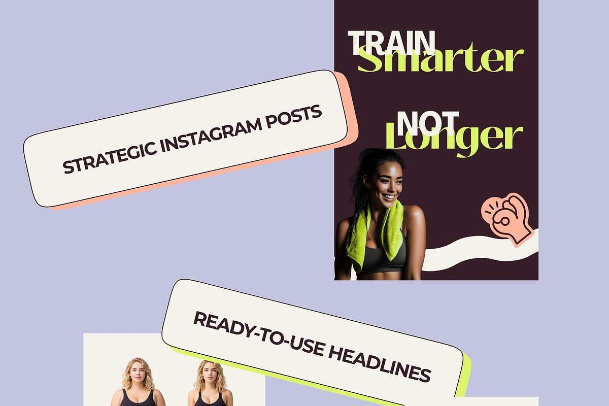 Fitness Coach Canva Templates 60, a Social Media Template by MOAROShop (Photo 7 of 10)