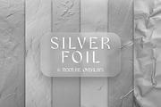 6 Crumpled Silver Foil Overlays, a Texture Graphic by smishura (Thumbnail 1 of 5)