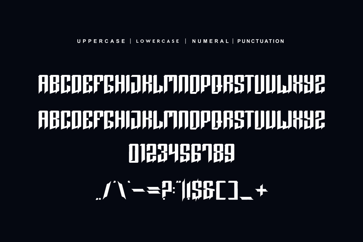 Hangtuak - Gothic & Blackletter Font, a Blackletter Font by QR Design Studio (Photo 5 of 6)