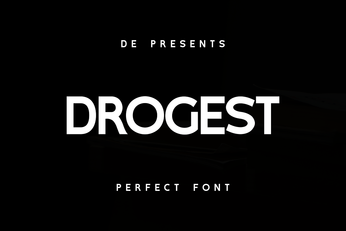 Drogest - Sans Perfect Edition, a Sans Serif Font by Monoletter Studio (Photo 1 of 3)
