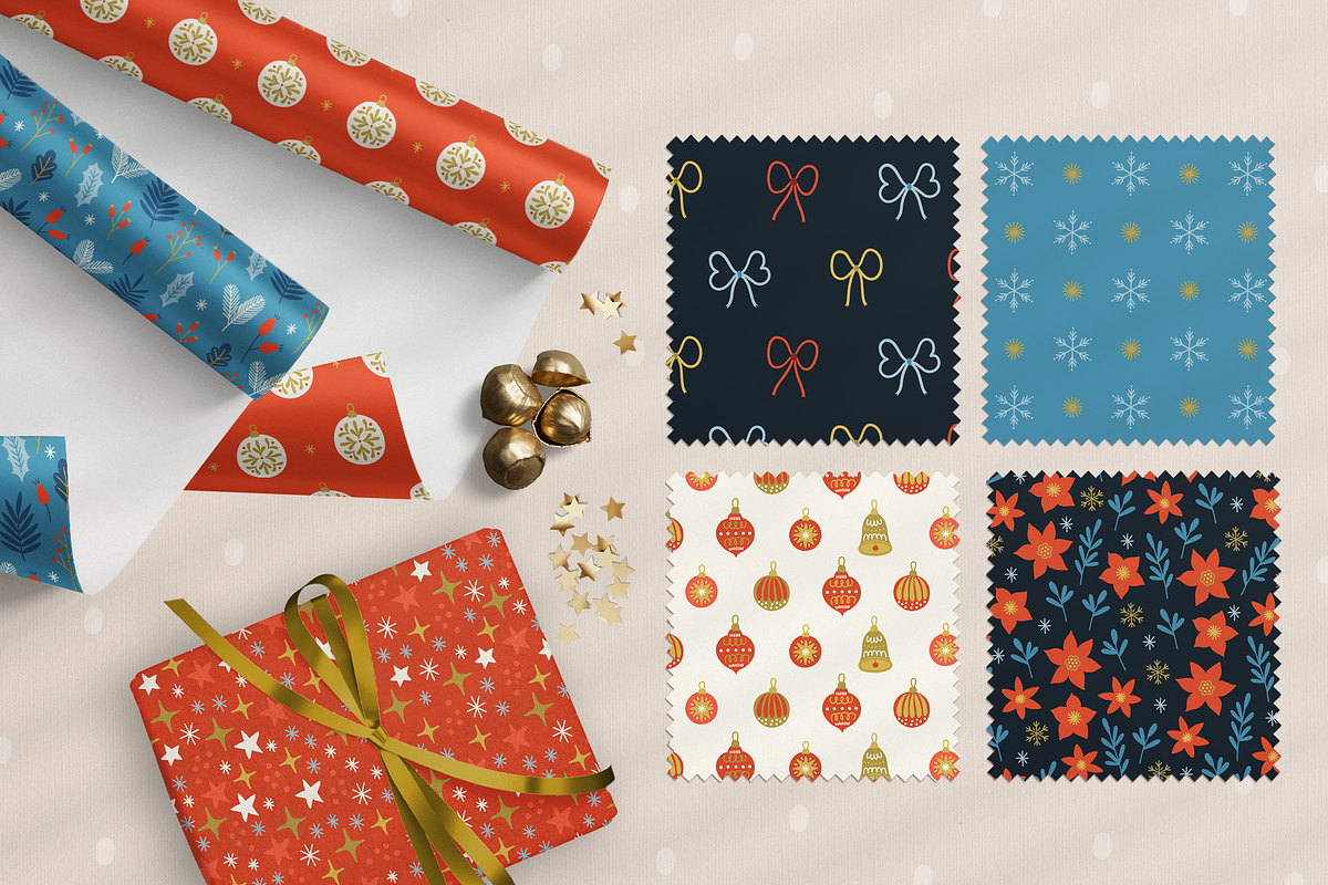Snowy Christmas Kit, a Seasonal Illustration by miumiu (Photo 4 of 15)