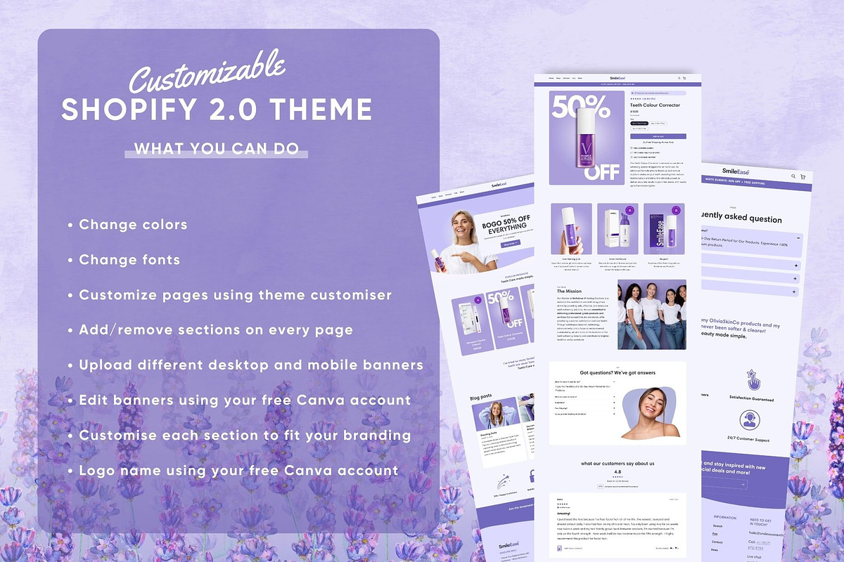 Smile Shopify 2.0 Theme, a Shopify Template by Lumin Lab (Photo 4 of 8)